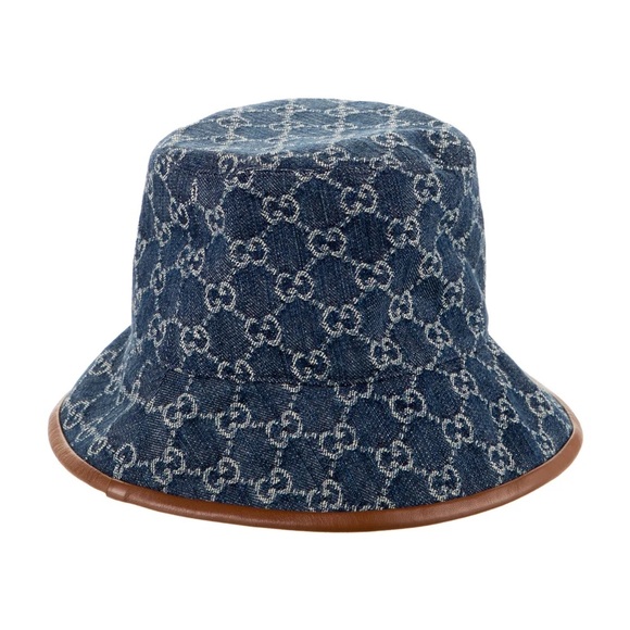 GG canvas bucket hat. Style: 576371 4HAC3 4264
Size: S - Picture 2 of 4